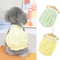 thumbnail image 1 of NIBOLOG Pet Dress Breathable Cool Sweet Teddy Small Dog Spring Summer Flower Sling Lantern Skirt for Outdoor, 1 of 8