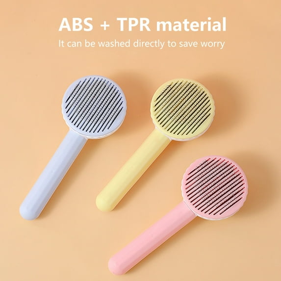 NIBOLOG Pet Grooming Comb Removes Tangled Hair Fluffy Hair Handheld Cat Grooming Massage Brush Pet Supplies