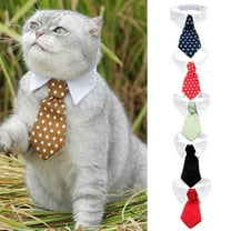NIBOLOG Pet Necktie Stylish Adjustable Bright Color Fastener Tape Closure Dogs Cats Necktie Collar Pet Accessory