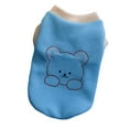thumbnail image 1 of NIBOLOG Pet Vest Contrasting Colors Bear Pattern Breathable Dog Pajamas Small Thin Puppy Outfit for Outdoor, 1 of 8