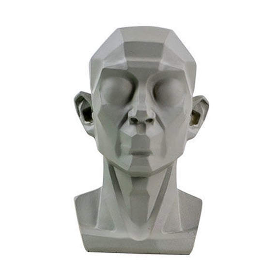 NIBOLOG Planar Head Model - Artists' Learn Model with Resin Head Sculpture