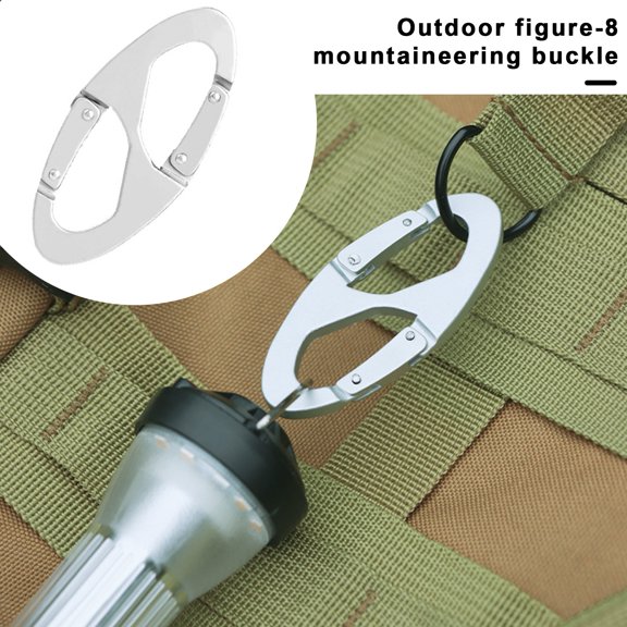 NIBOLOG Quick Release Carabiner Buckle Strong Load-bearing Solid Construction Not Easily Deformed Heavy-Duty Carabiner Clip