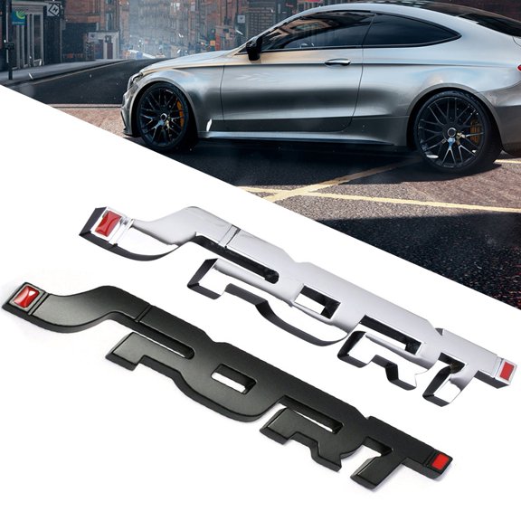 NIBOLOG SPORT Emblem Trunk Fender Badge 3D - Metal Car Vehicle Sticker Decal Decoration