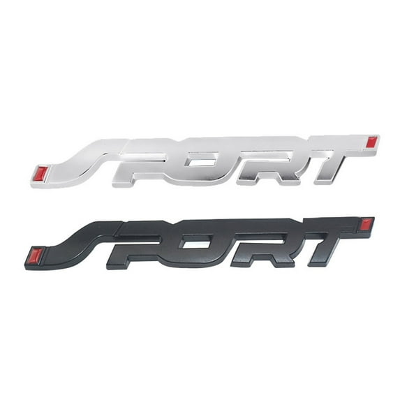 NIBOLOG SPORT Letters Car Styling 3D Metal Badge Emblem Decoration