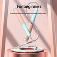 thumbnail image 1 of NIBOLOG Skipping Rope Adjustable Soft Beaded Slub Design Portable Jumping Training Rope for Adult, 1 of 8