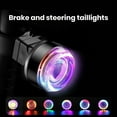 thumbnail image 1 of NIBOLOG Smart Bike Tail Light USB Rechargeable Bicycle Turn Signals with Remote Control Rear Bike Light Waterproof Safety Warning Rear Light, 1 of 8
