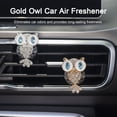 thumbnail image 1 of NIBOLOG Sparkling Owl Car Aromatherapy - Eliminates Odors, Long-lasting Freshness, Resin Material Owl Vehicle Aromatherapy, 1 of 1