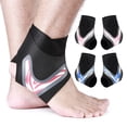 thumbnail image 1 of NIBOLOG Sports Ankle Brace Breathable Adjustable Wrap High Elasticity Sprain Fixed Compression Pain Relief Ankle Support Brace Joint Protective Gear, 1 of 8