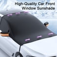 thumbnail image 1 of NIBOLOG Universal Car Half Cover - Sunproof Waterproof, Heat Insulation, Multi-directional Protection, Soft Oxford Cloth, 1 of 7