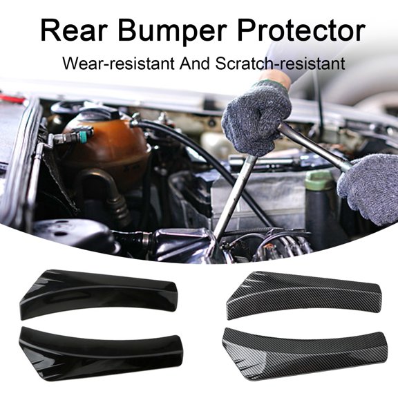 NIBOLOG Universal Car Rear Bumper Lip Diffuser - Easy Installation Scratch-Resistant Vehicle Car Rear Bumper Protector