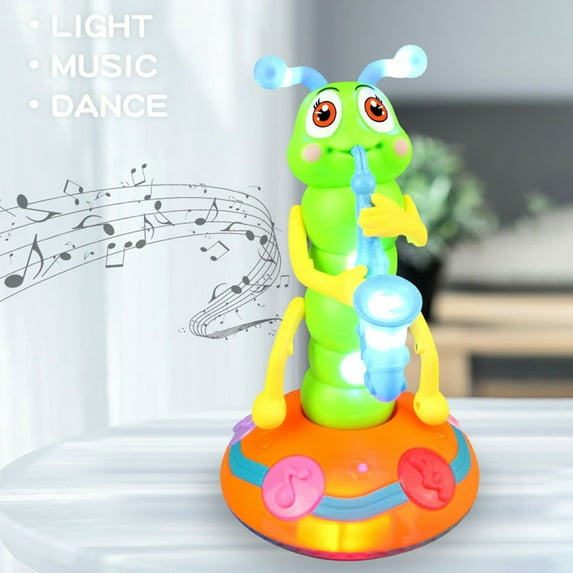 NIBOLOG Universal Walking Dancing Caterpillar Electric Toy Kids Aged 1-5 Battery Powered Electric