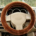 thumbnail image 1 of NIBOLOG Warm Long Soft Plush - Steering Wheel Cover for Car Auto Truck, 1 of 6