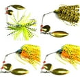 thumbnail image 1 of NIBOLOG Willow Blade Spinner Bait Buzzbait Fishing Lures Bass Tackle Hook Crankbait, 1 of 6