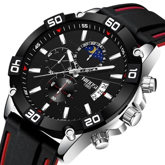 NIBOSI 2022 Fashion Watch for Men Date Mens Watches Top Brand Luxury Sport Man Watch Watch Chronograph Quartz Relogio Masculino