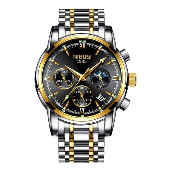 NIBOSI Fashion Watch Men Sports Watches Men's Army Luxury Military Quartz Wristwatch Chronograph Male Clock Relogio Masculino