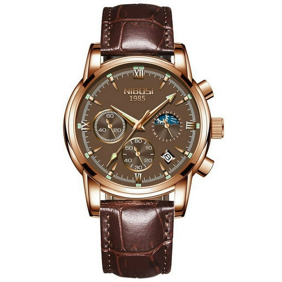 NIBOSI Fashion Watch Men Sports Watches Men's Army Luxury Military Quartz Wristwatch Chronograph Male Clock Relogio Masculino