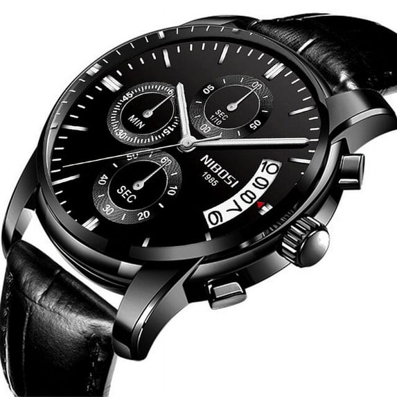 NIBOSI Men Watch Quartz Mens Watches Top Brand Luxury Business Chronograph Sport Watch Men Military Clock Saat Relogio Masculino