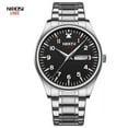 thumbnail image 1 of NIBOSI Men Watch Stainless Steel Top Quailty Luxury Push Button Hidden Clasp Waterproof Luminous Date Week Sport Wrist Watches, 1 of 6