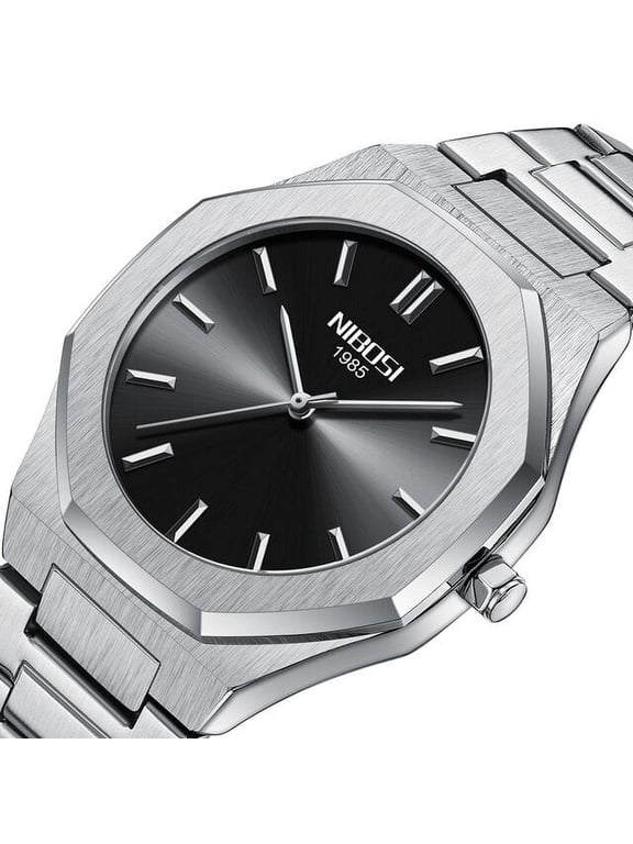 Mens Watches Stainless Steel Mens Wrist Watch Casual Luxury Waterproof Sport Watch for Men Quartz Watch Relogio Masculino