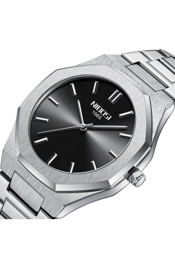 Mens Watches Stainless Steel Mens Wrist Watch Casual Luxury Waterproof Sport Watch for Men Quartz Watch Relogio Masculino