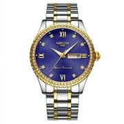 NIBOSI Mens Watches Top Luxury Brand For Men Square Waterproof Gold Watch Quartz Sport Watches Stainless Steel Clock Saat