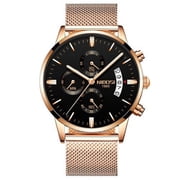 NIBOSI Mens Fashion Other Wristwatch, Rose Gold