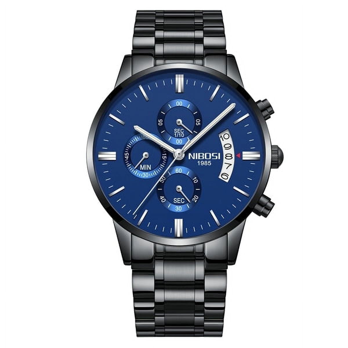 Stylish Quartz Watch - Classic & Creative Design NIB‎ Nibosi Watch Men New Fashion Sport Watches Creative France  main image 2