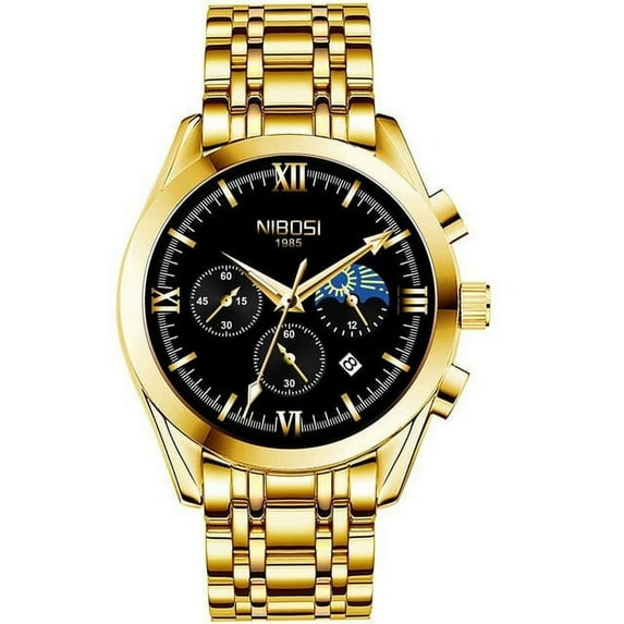 NIBOSI Watch Men Fashion Brand Quartz Watch Luxury Creative Waterproof Date Casual Sport Clock Men Watches Relogio Masculino