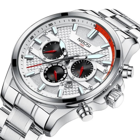 NIBOSI Watch Watch Man Luxury Top Brand Military Quartz Watches Mens Waterproof Chronograph Sports Wristwatch Relogio Masculino