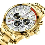 NIBOSI Watch Watch Man Luxury Top Brand Military Quartz Watches Mens Waterproof Chronograph Sports Wristwatch Relogio Masculino