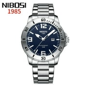 NIBOSI Watch for Men Luxury Brand Business Luminous Waterproof Male Clock Calendar Man Quartz Wristwatches