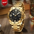 thumbnail image 1 of NIBOSI Watch for Men Luxury Brand Business Luminous Waterproof Male Clock Calendar Man Quartz Wristwatches, 1 of 14
