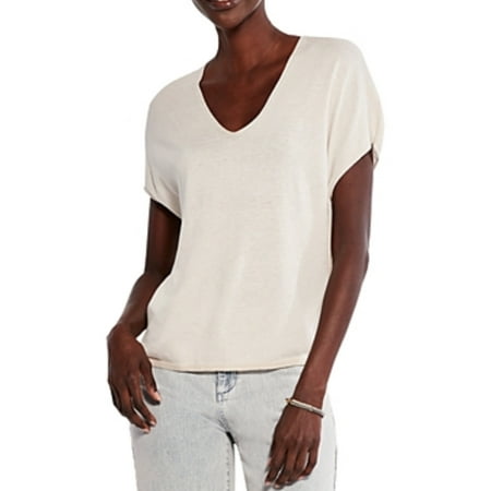 NIC+ZOE Cap Sleeve V Neck Sweater