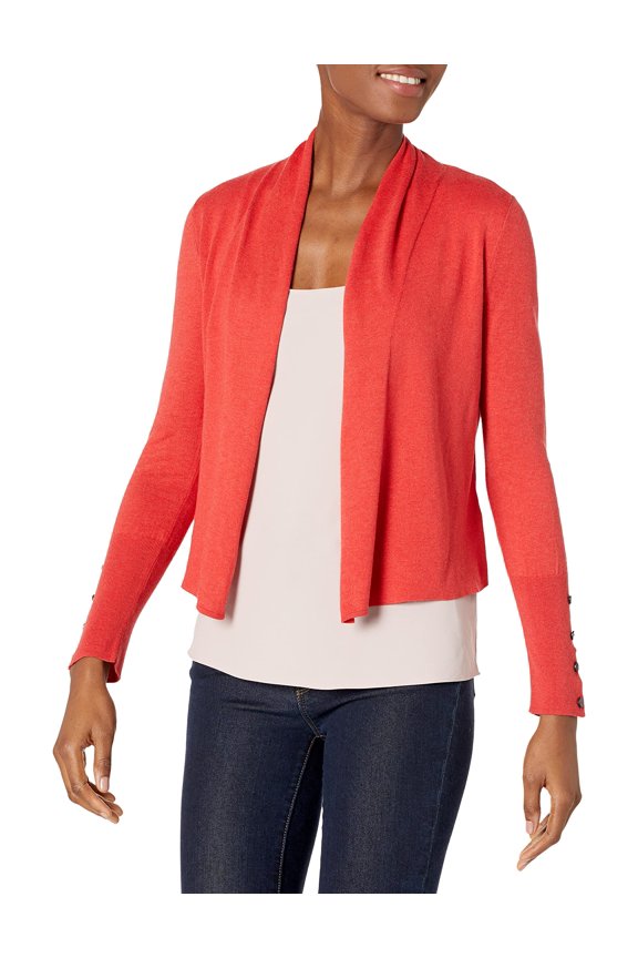 Women's Book Club Cardy, pop Red, Extra Extra Large