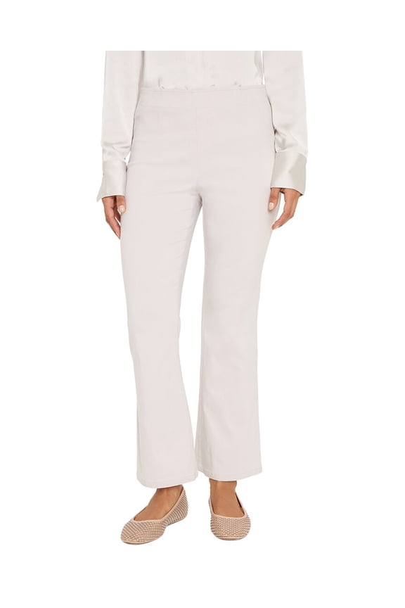 NIC & ZOE womens Petite Berkeley Bootcut Wonderstretch Pant, 14P, White