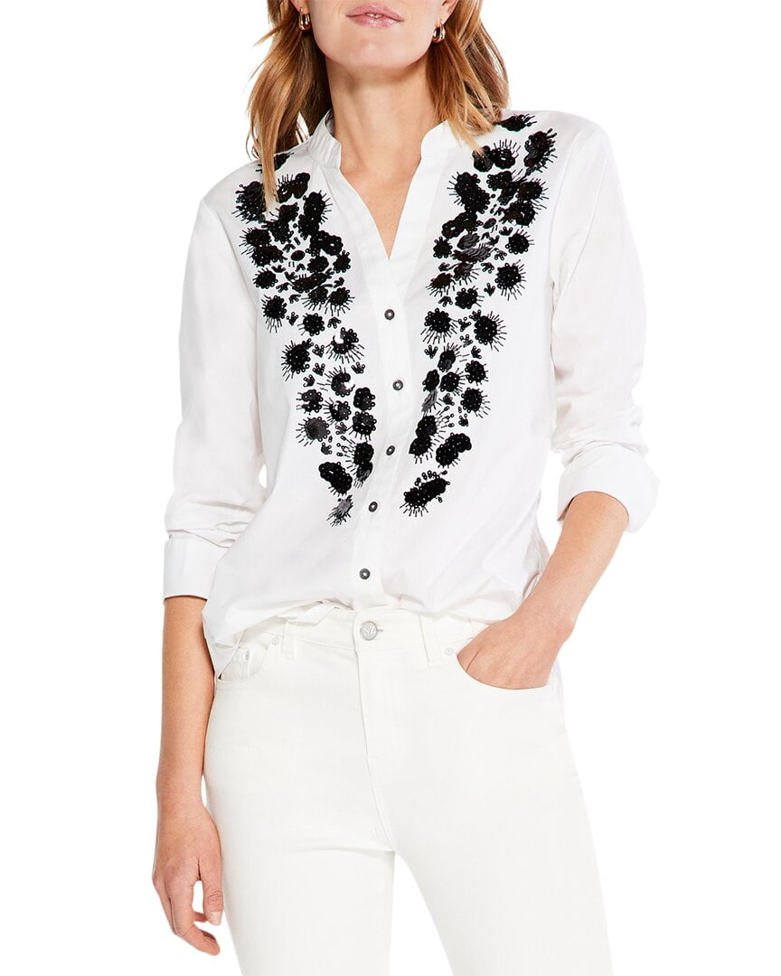 NIC+ZOE Womens Black Open Front Unlined Bracelet Sleeves Shoulder Pads Wear To Work Blazer Jacket