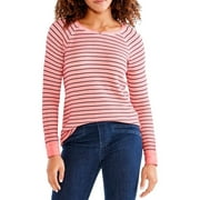 NIC+ZOE womens  Striped Waffle T-Shirt, XL