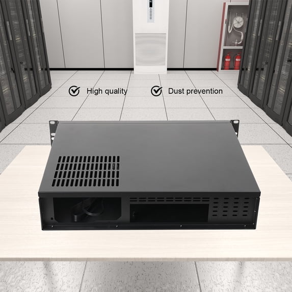 Server Computer Drawer NICCOO 2U Rack Mount Drawer Server Cabinet Case for 19 Inch AV/Network ...