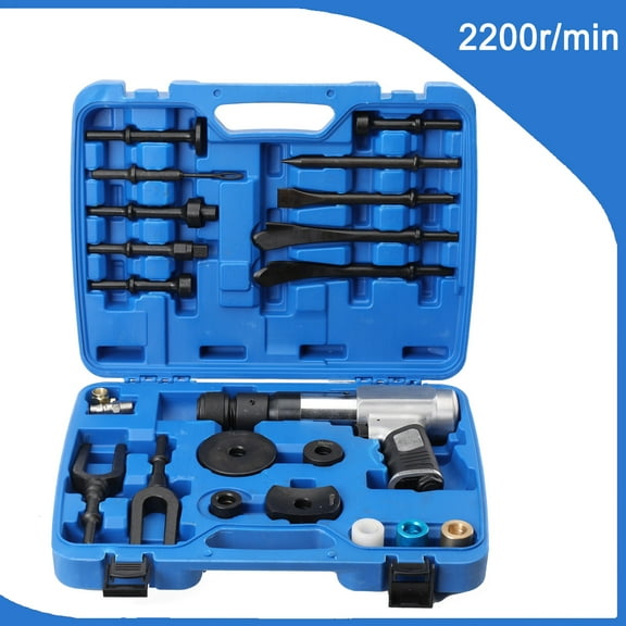 NICCOO Air Hammer Chisel Tool Set Multi-functional Pneumatic Hammer Retainer, Air Chisel Pneumatic Hammer Shovel Tool Set