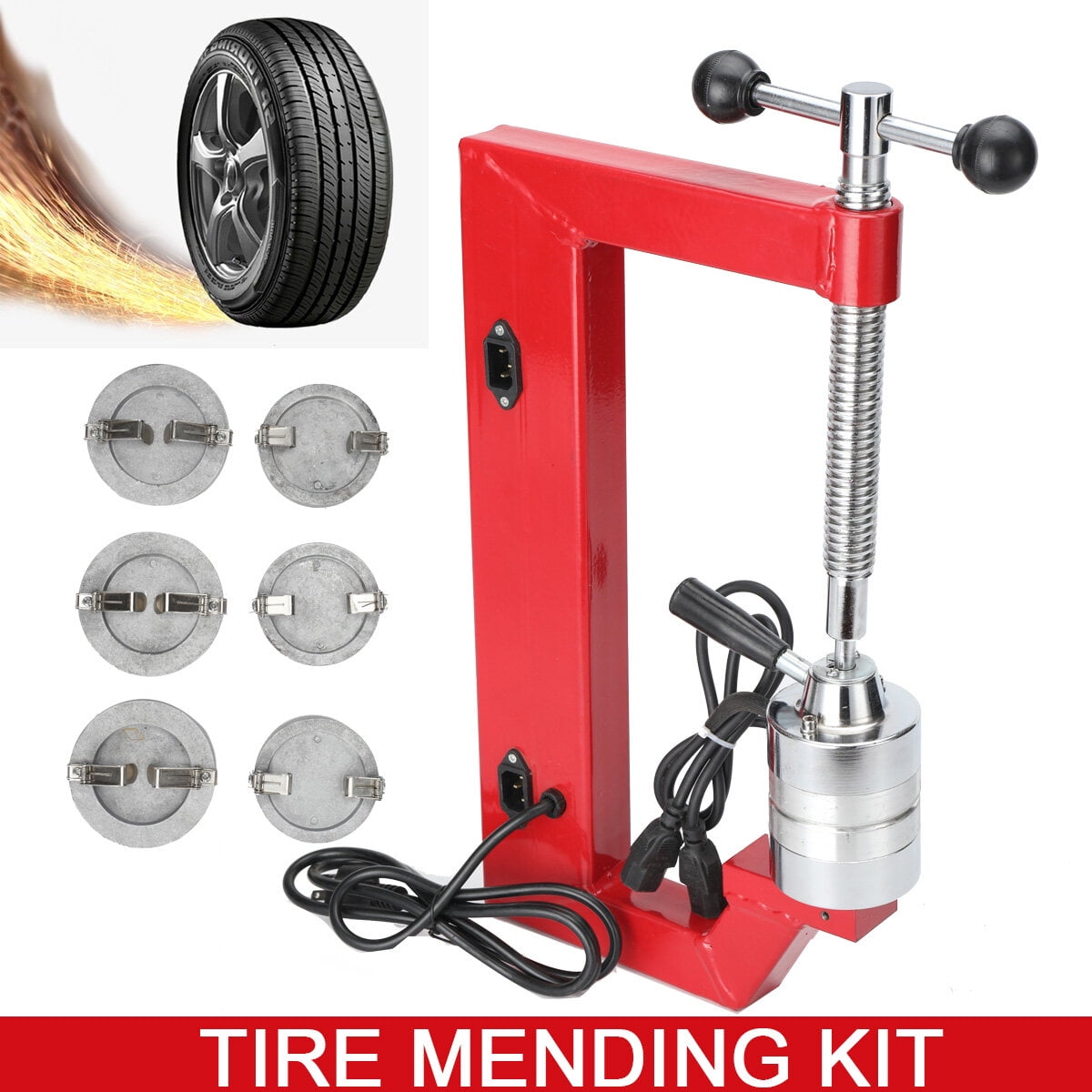 NICCOO Auto Tyre Repair Machine Kit Vulcanizing Machine Tire Patches ...