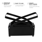 NICCOO Briquette Makers for Fire Stove, Briquette Makers, DIY Recycle Newspaper Briquette Maker Paper Log Brick for Heating Fire Stove Home Tool
