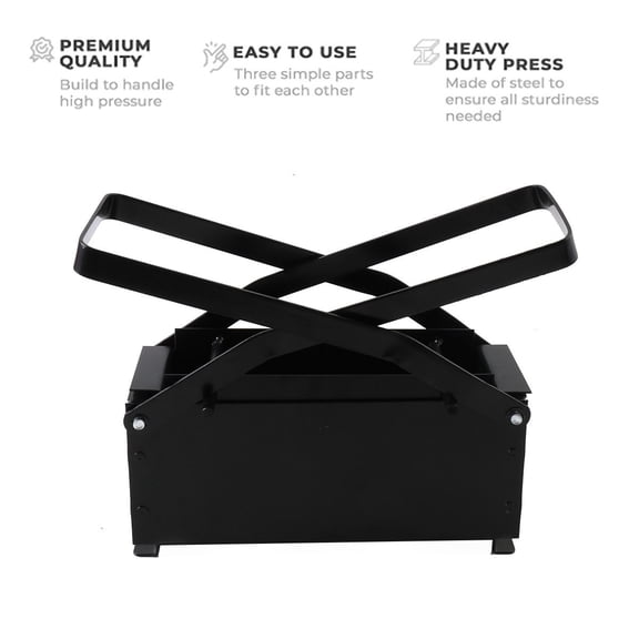NICCOO Briquette Makers for Fire Stove, Briquette Makers, DIY Recycle Newspaper Briquette Maker Paper Log Brick for Heating Fire Stove Home Tool