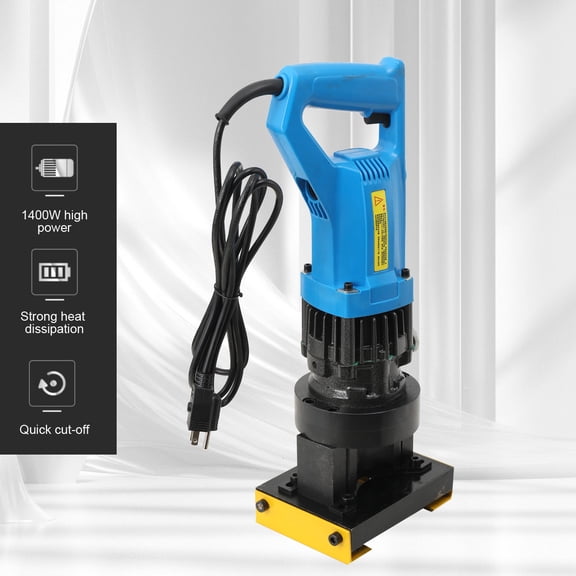 NICCOO Electric Hydraulic Hole Puncher 1400W Punching Machine 110V Metal Hole Punch