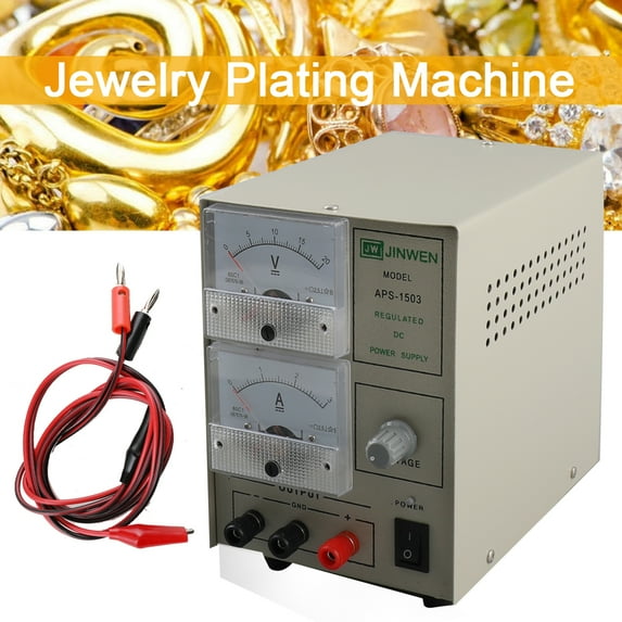 NICCOO Jewelry Gold Plating Machine Electroplating Gold / Silver Jewelry Making Tool 3A