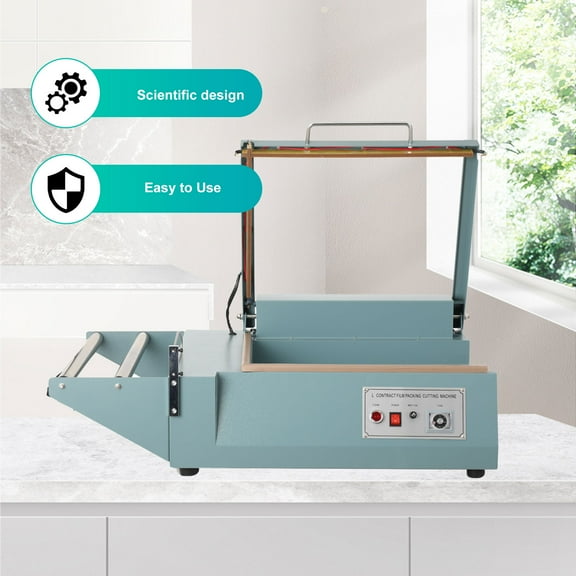 NICCOO L-Bar Sealing & Cutting Packing Machine Manual Packaging Sealing Machine Shrink Film Sealing and Cutting Machine