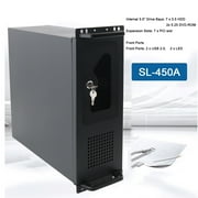 NICCOO SL-450A 4U Server Chassis Rackmount Server Case 7 3.5inch HDD Drive Bays w/80mm Fan