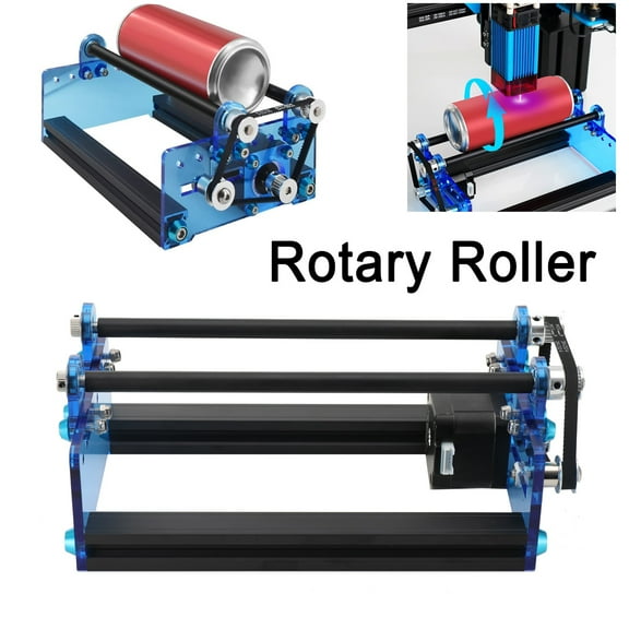 NICCOO Y-axis Rotary Roller 360 Rotating For Laser Engraving Cylindrical Objects Cans