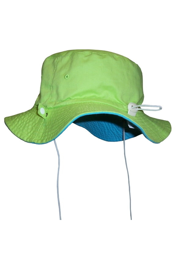 NICE CAPS Unisex Kids Reversible And Adjustable Cotton Twill Aussie Hat