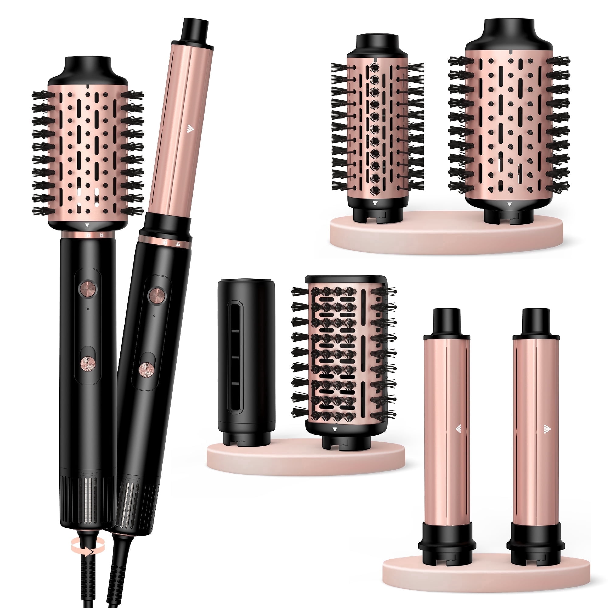 NICEBAY Hot Air Brush, Hair Dryer Brush High Speed Motor  display picture 1