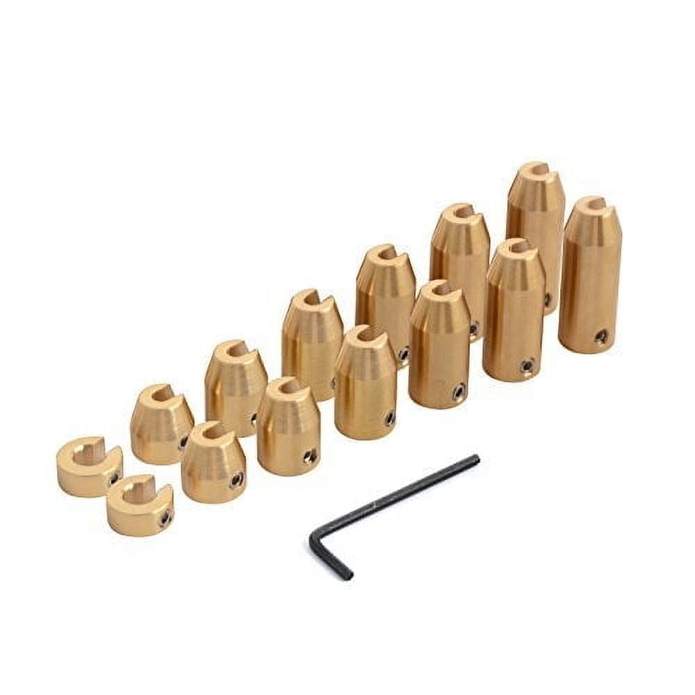NICECNC 14PCS Reusable Motorcycle Brass Wheel Spoke Balance Weights Universal Dual Sport Dirt Bike